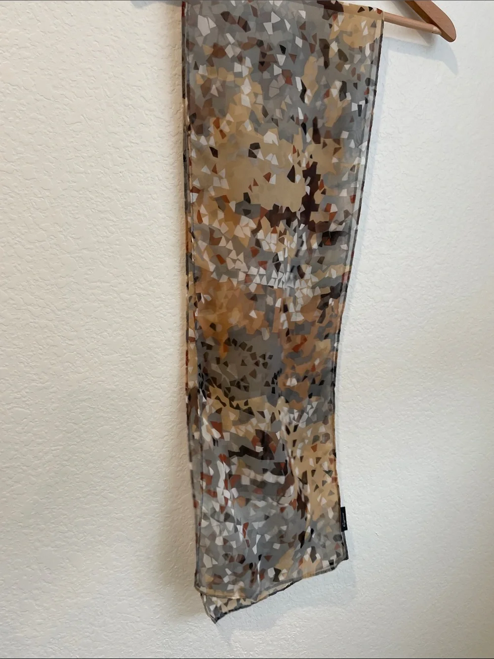Cejon Multi-Neutral Abstract Geo Scarf